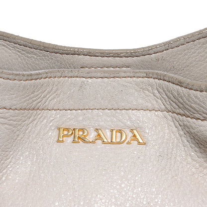 Prada Cervo Lux Chain Tote Talco 5 of 11