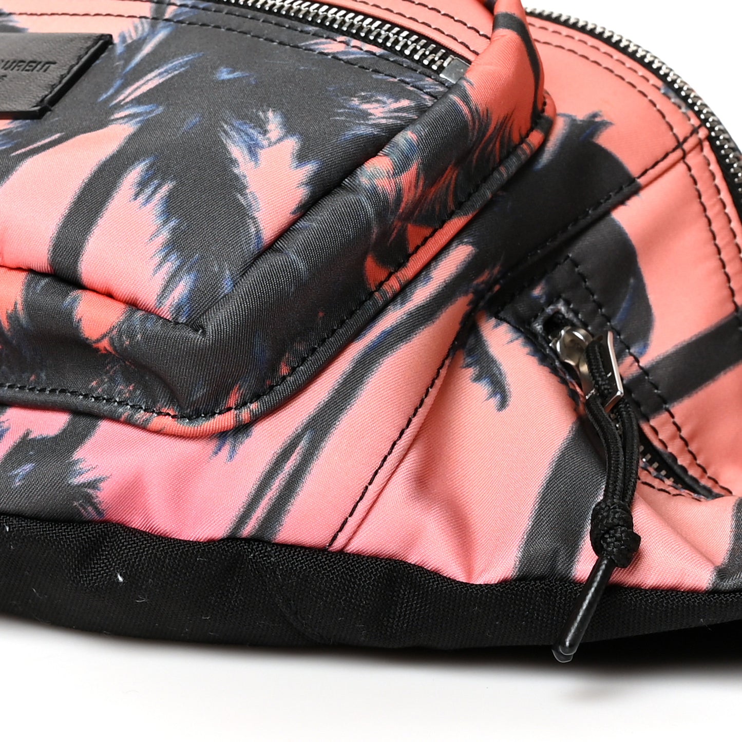 Nylon Palm Tree Print Nuxx Crossbody Belt Bag