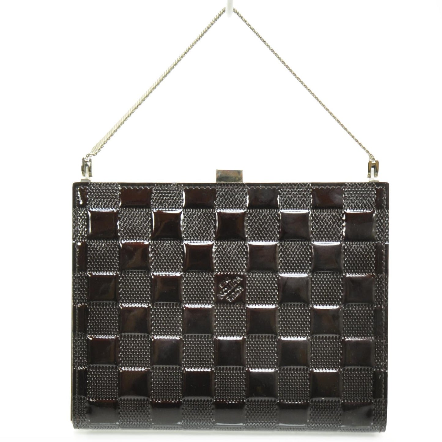 Damier Vernis Ange MM Amarante