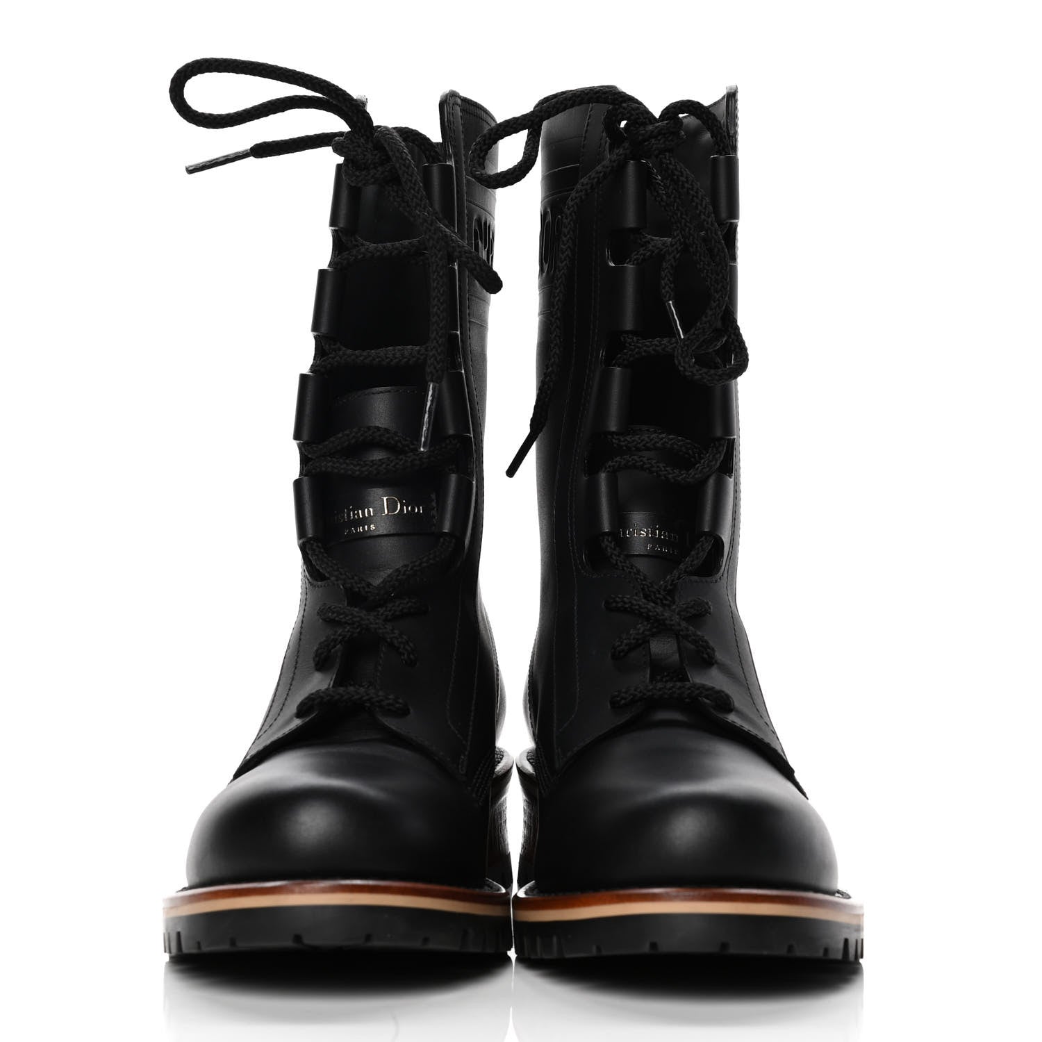 Christian Dior Calfskin Dior Quest 35mm Hiking Boots 36 Black 2 of 5