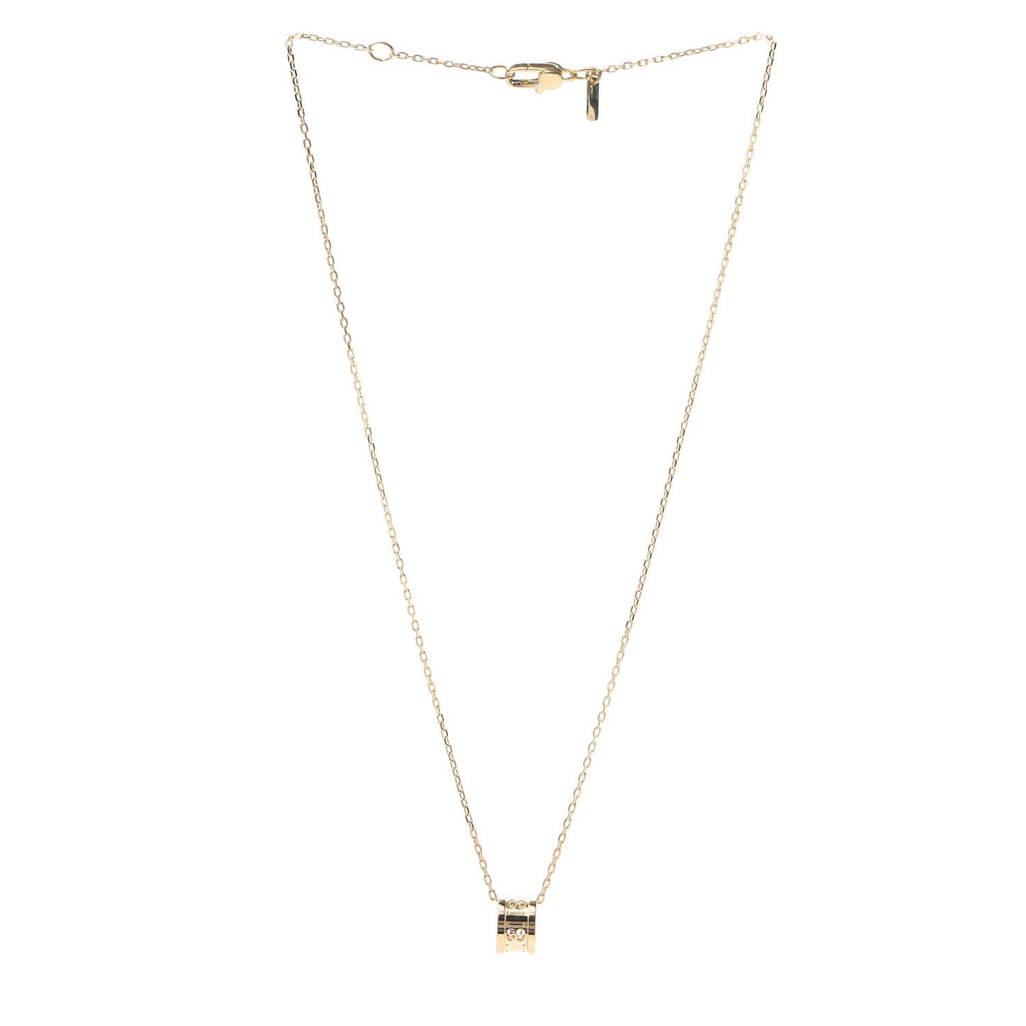 18K Yellow Gold Icon Twirl Necklace