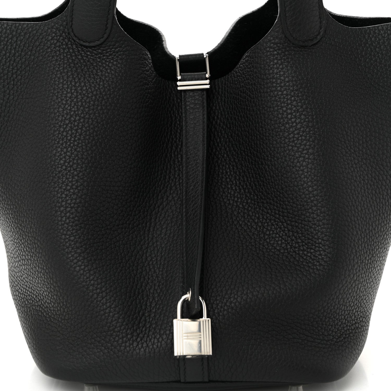 Hermes Taurillon Clemence Picotin Lock 22 MM Black 8 of 11