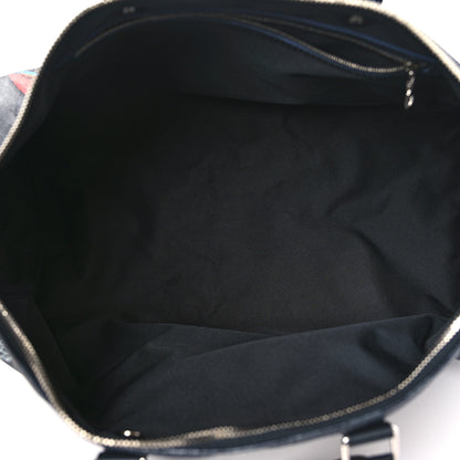 Louis Vuitton Damier Graphite World Map Keepall Bandouliere 50 4 of 10