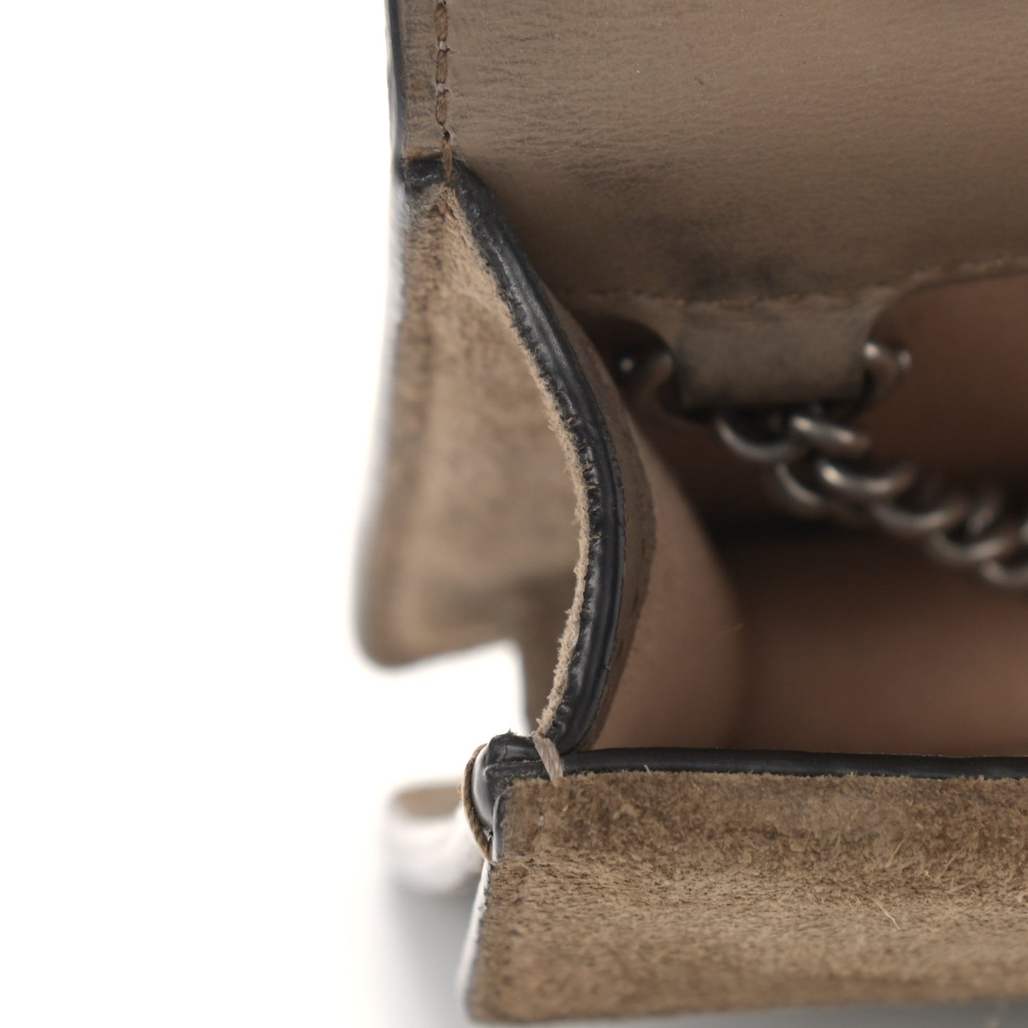 GG Supreme Monogram Super Mini Dionysus Shoulder Bag Taupe