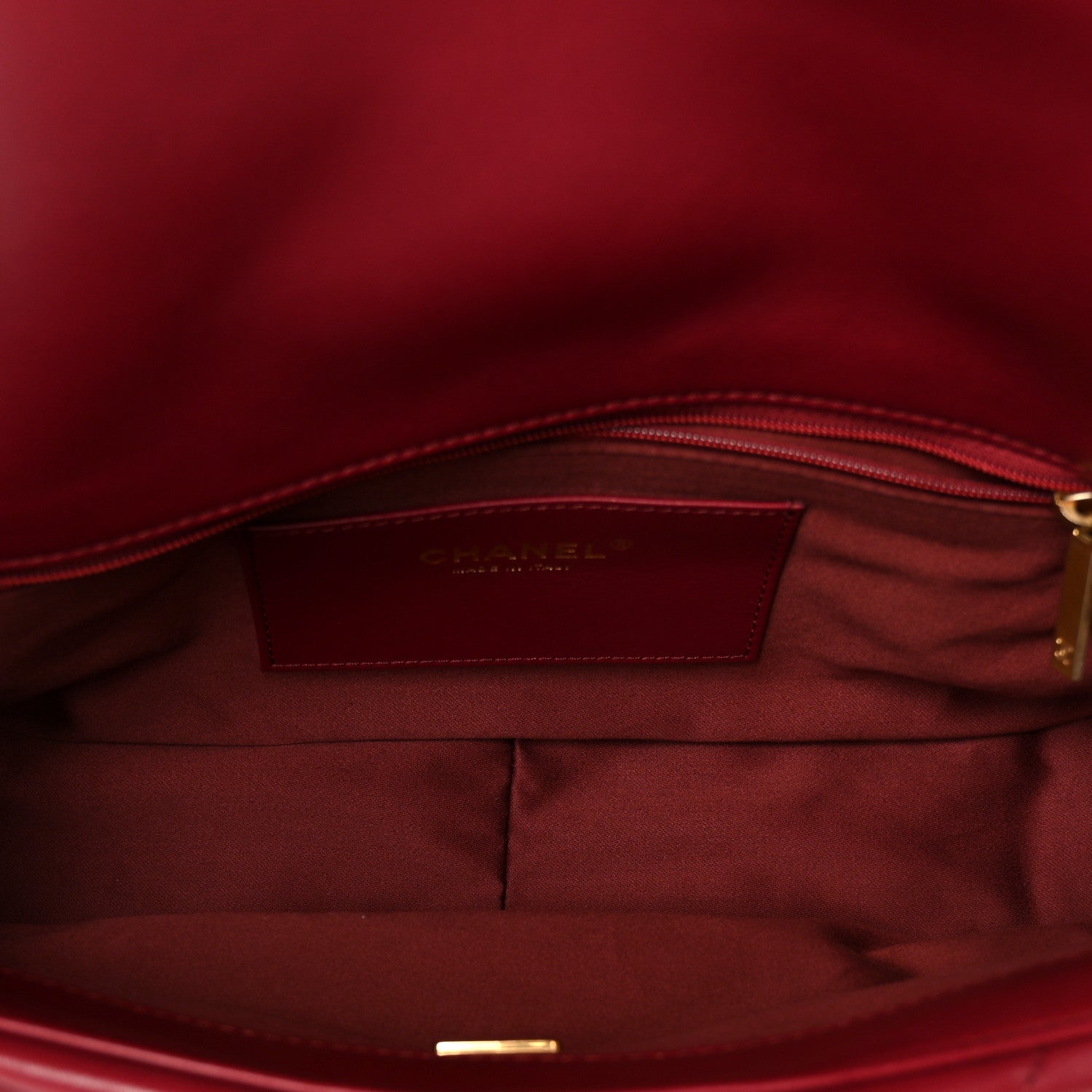 Chanel Lambskin Quilted Large Flap Red 5 of 10