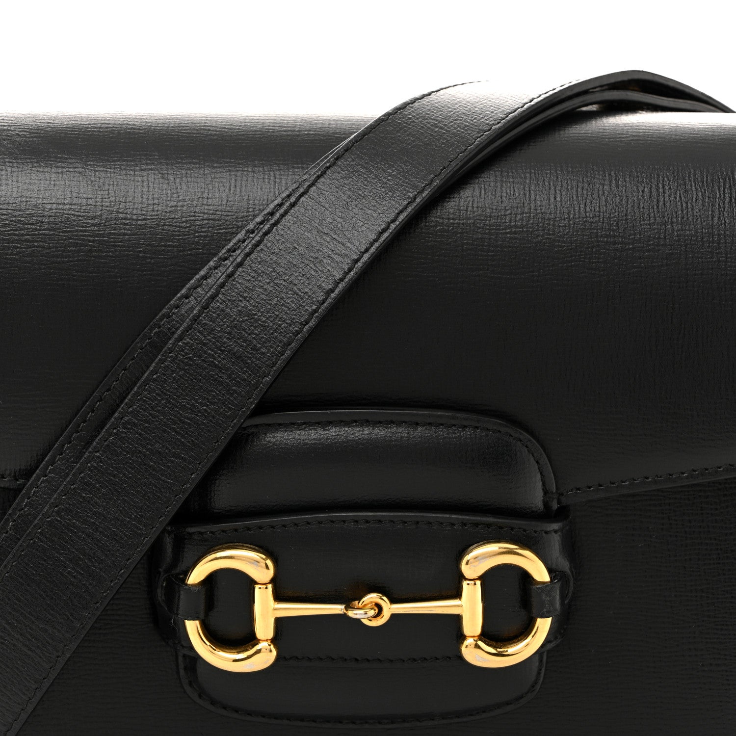 Gucci Azalea Calfskin Horsebit 1955 Shoulder Bag Black 8 of 16