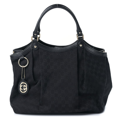 Gucci Monogram Large Sukey Tote Black 1 of 10