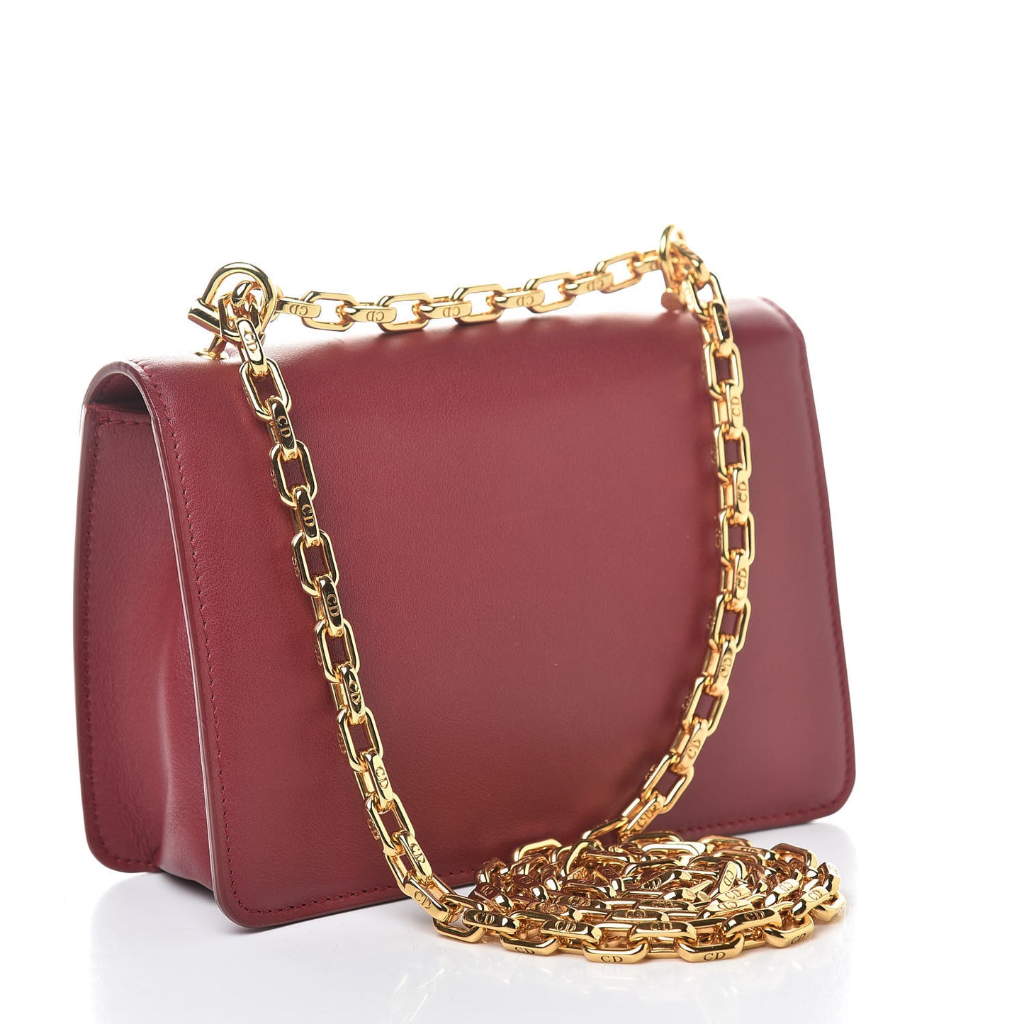 Smooth Calfskin Mini C'est Flap Bag Red