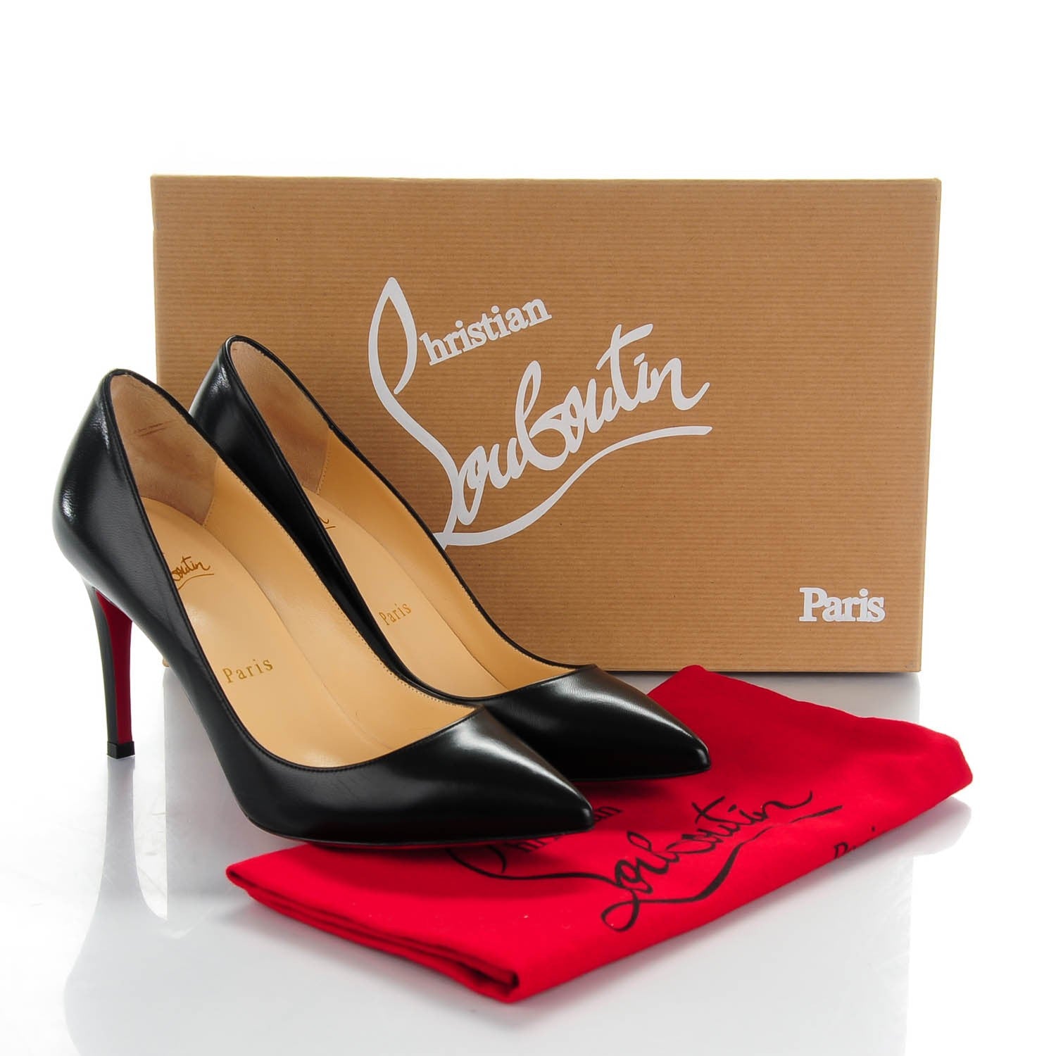 Christian Louboutin Kid Pigalle 85 Pumps 35.5 Black 9 of 9