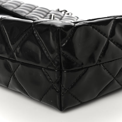 Chanel Vinyl Quilted In The Business Flap Bag Black 12 of 15