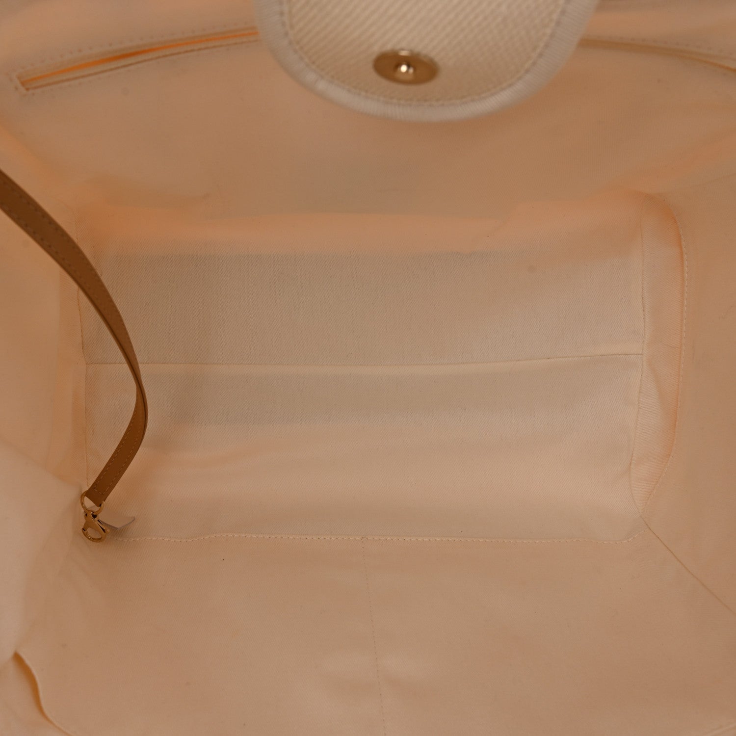Chanel Canvas Pearl Large Deauville Tote Ecru Beige 5 of 10