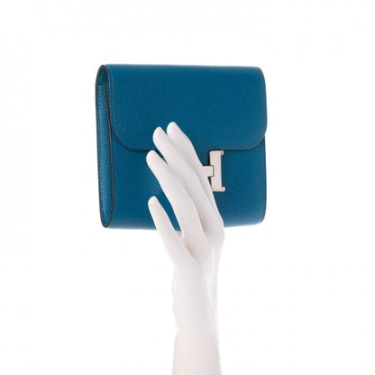 Hermes Epsom Constance Short Wallet Bleu Izmir 2 of 8