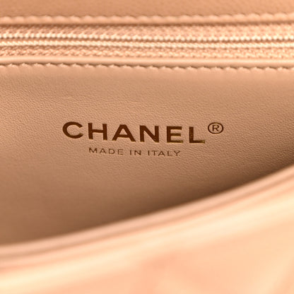 Chanel Caviar Quilted Mini Coco Handle Flap Beige 6 of 11