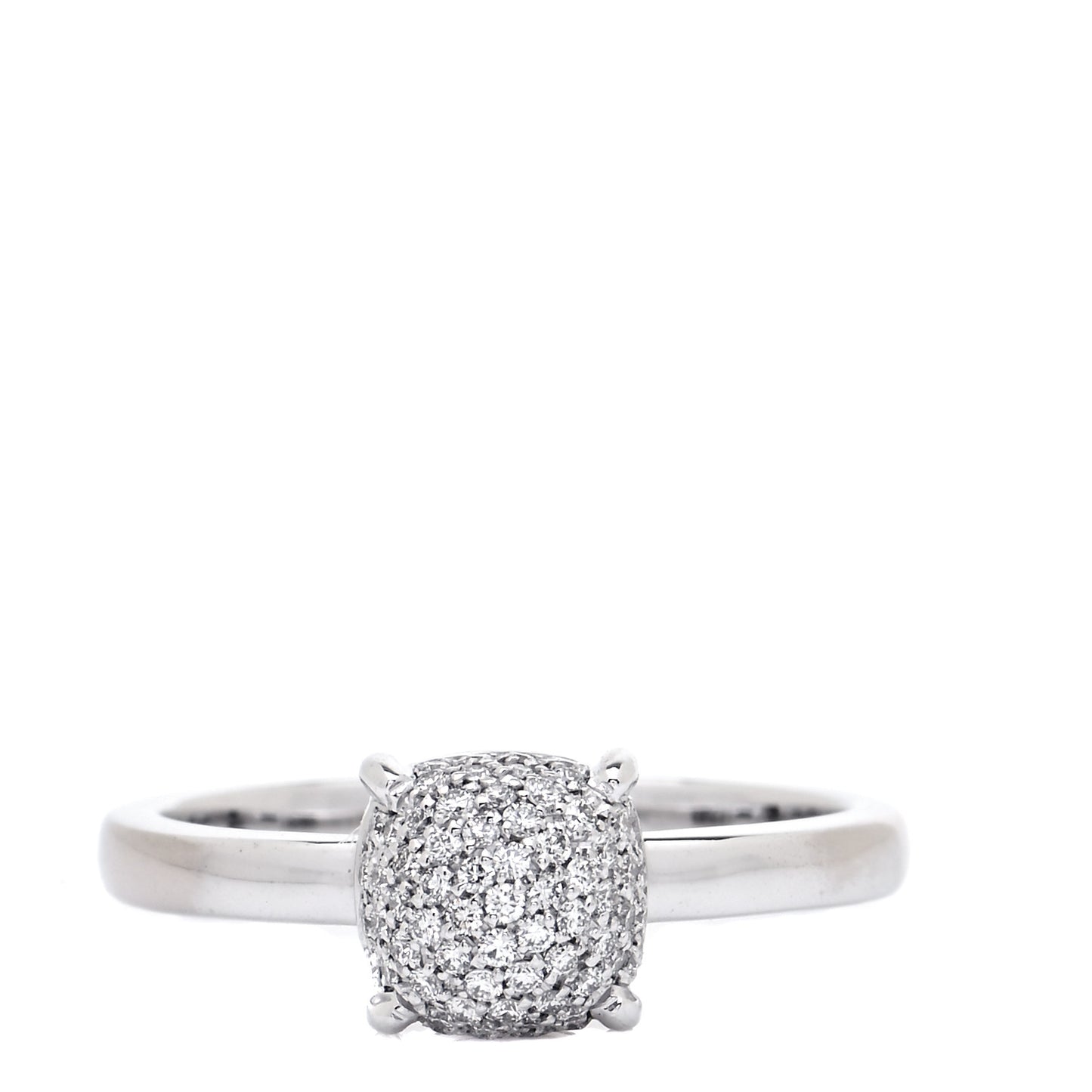 18K White Gold Diamond 7mm Paloma Picasso Sugar Stacks Ring 54 7