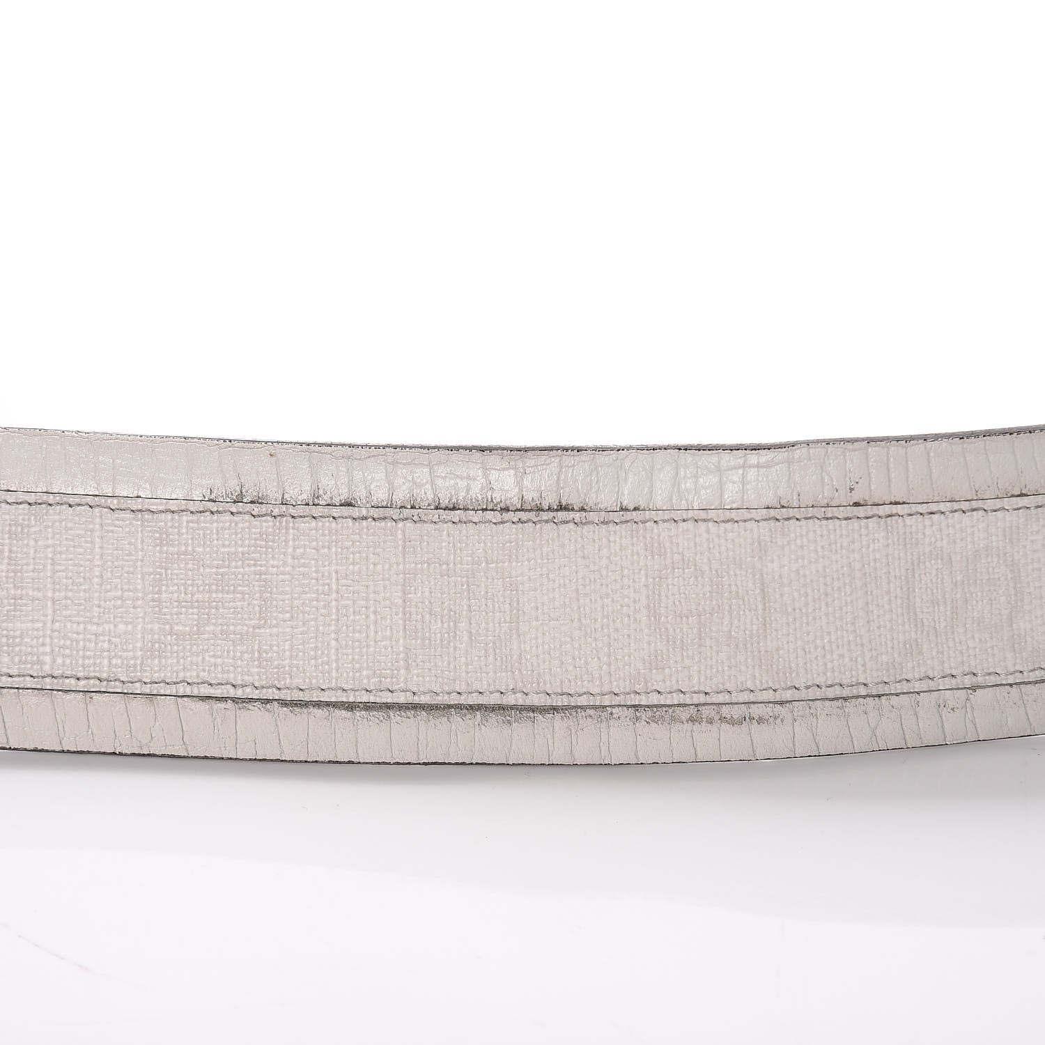 Gucci GG Plus Monogram Calfskin Interlocking G 40mm Belt 95 38 White 10 of 16