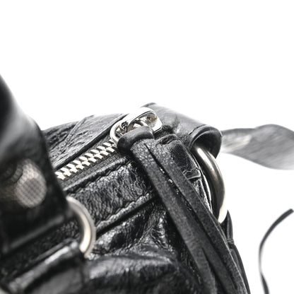 Balenciaga Agneau Arena Mini Le Cagole Duffle Crossbody Bag Black 12 of 14