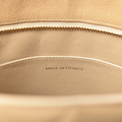 Chanel Caviar Quilted Medallion Tote Beige 8 of 10