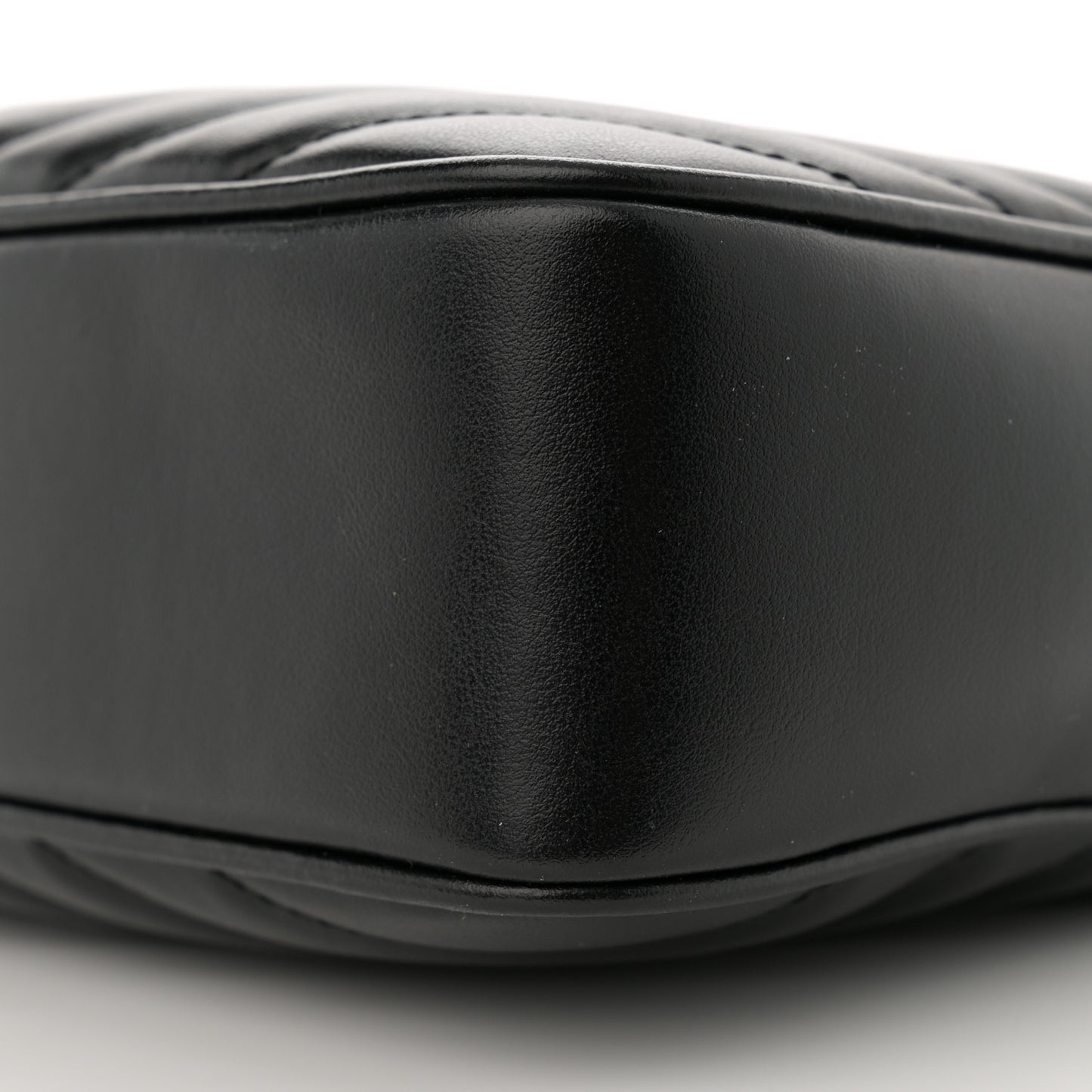 Calfskin Matelasse Monogram Monochrome Lou Camera Bag Black