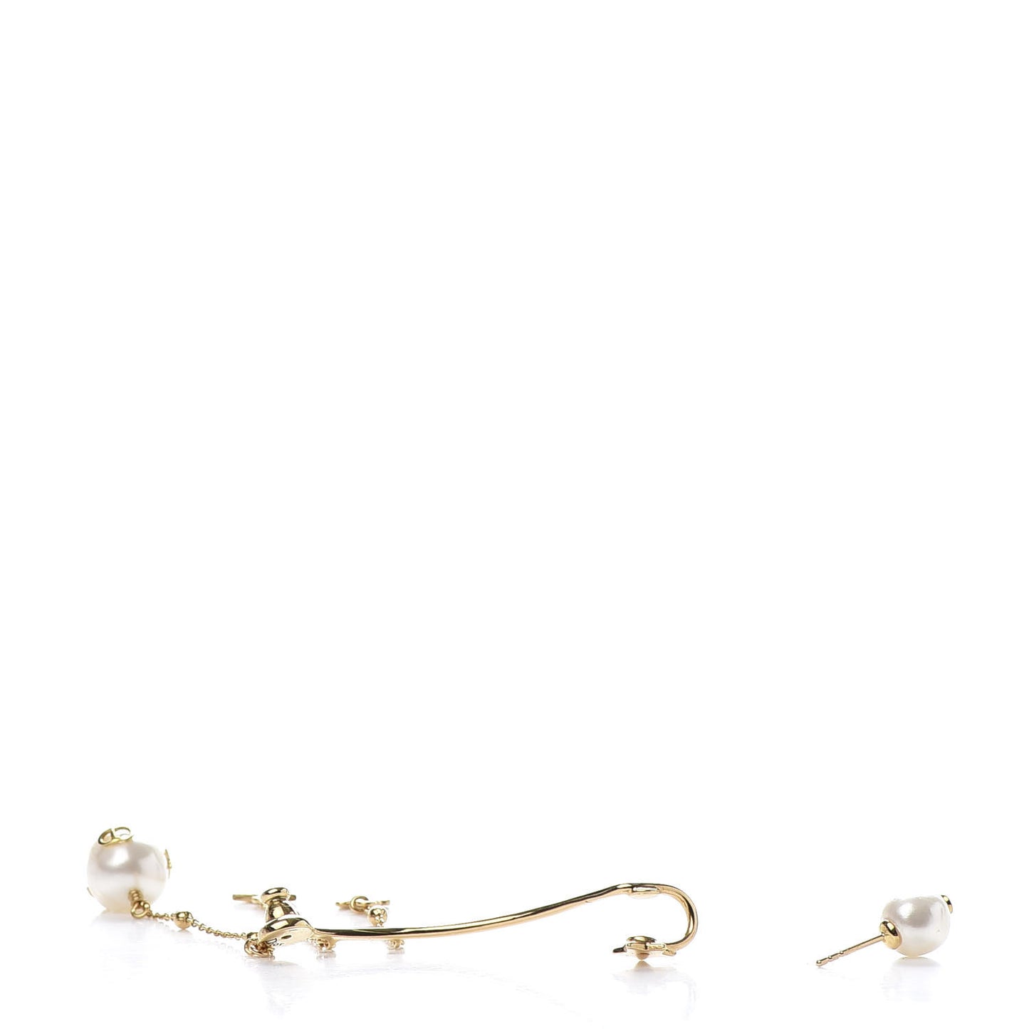 Pearl Shiny-D Earring Gold