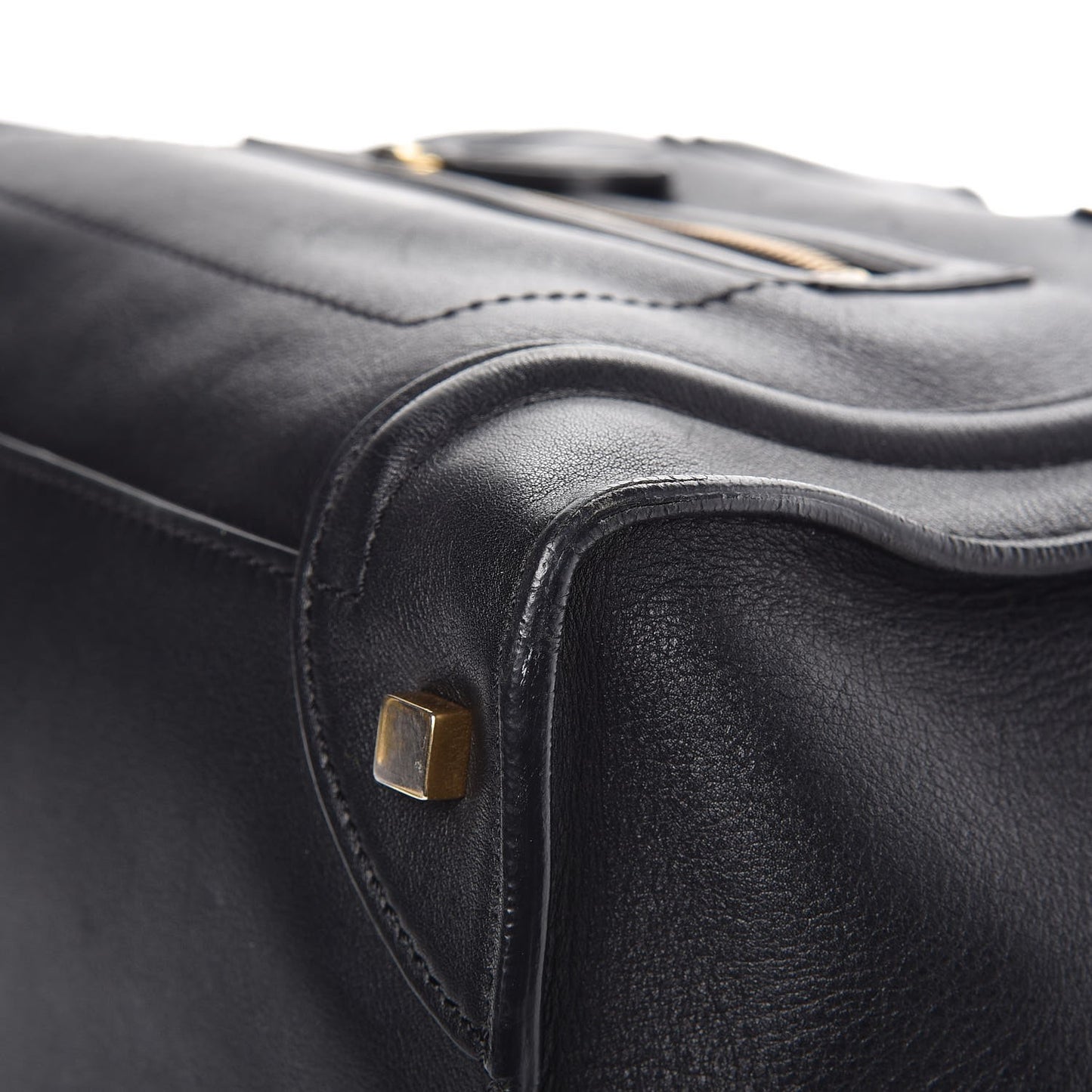 Smooth Calfskin Mini Luggage Black