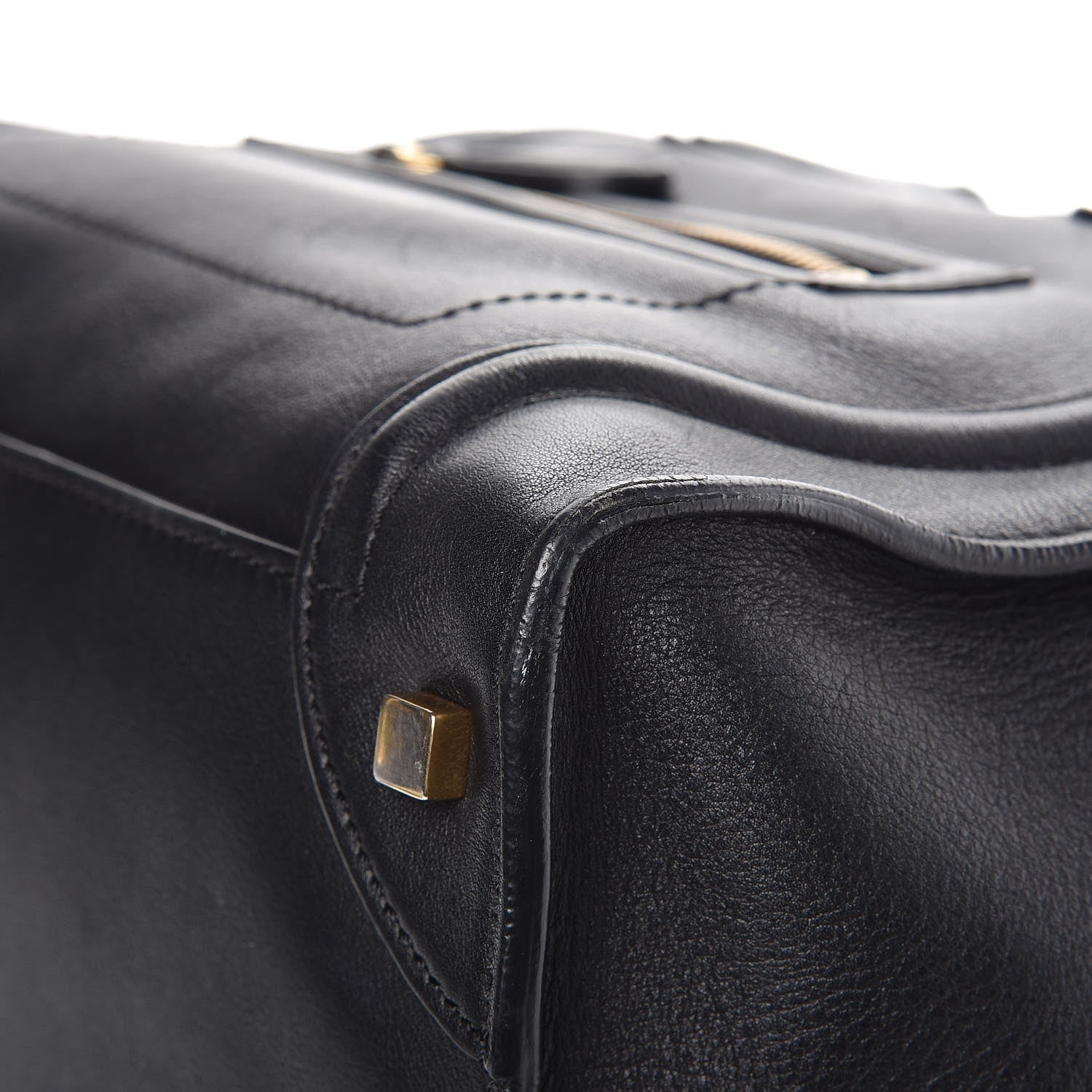 Celine Smooth Calfskin Mini Luggage Black 10 of 12