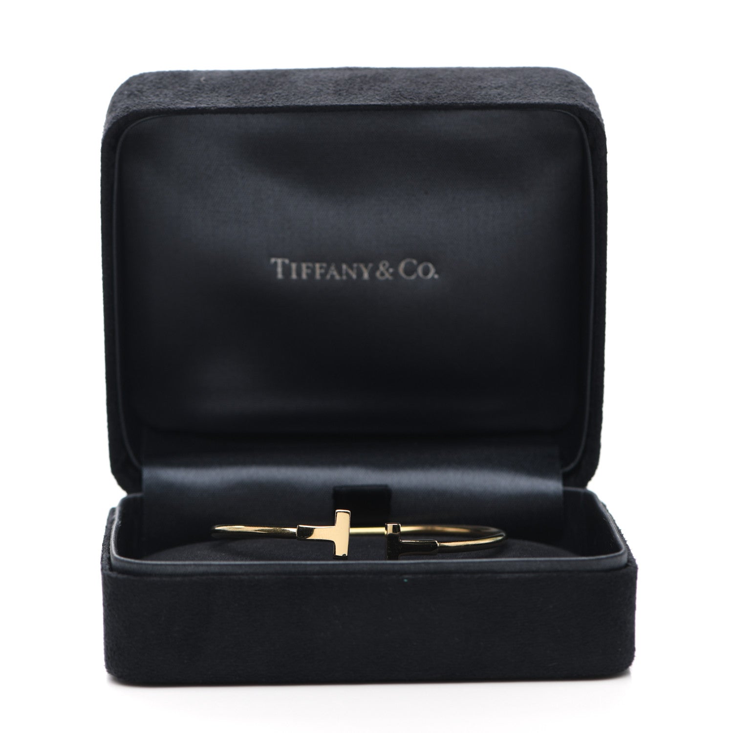 Tiffany 18K Yellow Gold T Wire Bracelet 5 of 5
