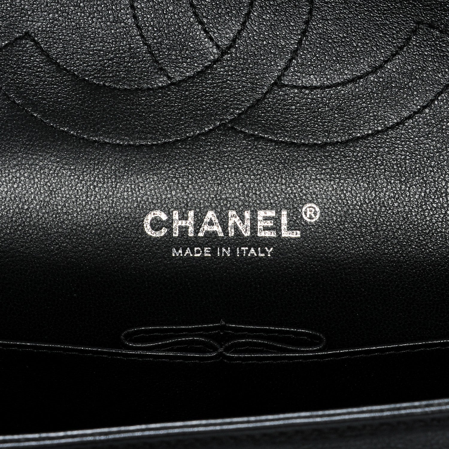 Chanel Crumpled Calfskin Quilted Jumbo Double Flap So Black 6 of 7