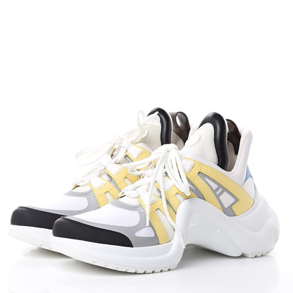 Louis Vuitton Calfskin Technical Nylon LV Archlight Sneakers 42 3 of 9