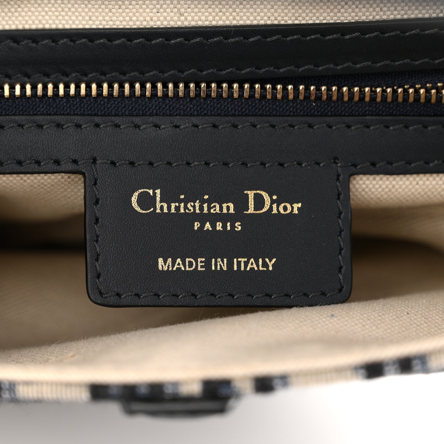 Christian Dior Oblique Saddle Bag Blue 6 of 11