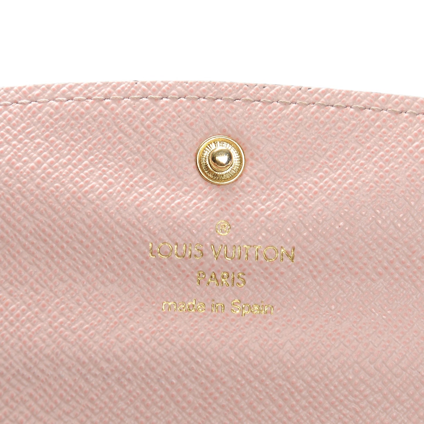 Monogram Emilie Wallet Rose Ballerine