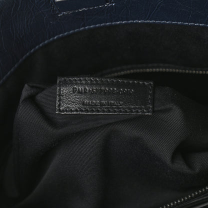 Saint Laurent Crinkled Calfskin Matelasse Monogram Niki Shoulder Bag Deep Marine 7 of 10
