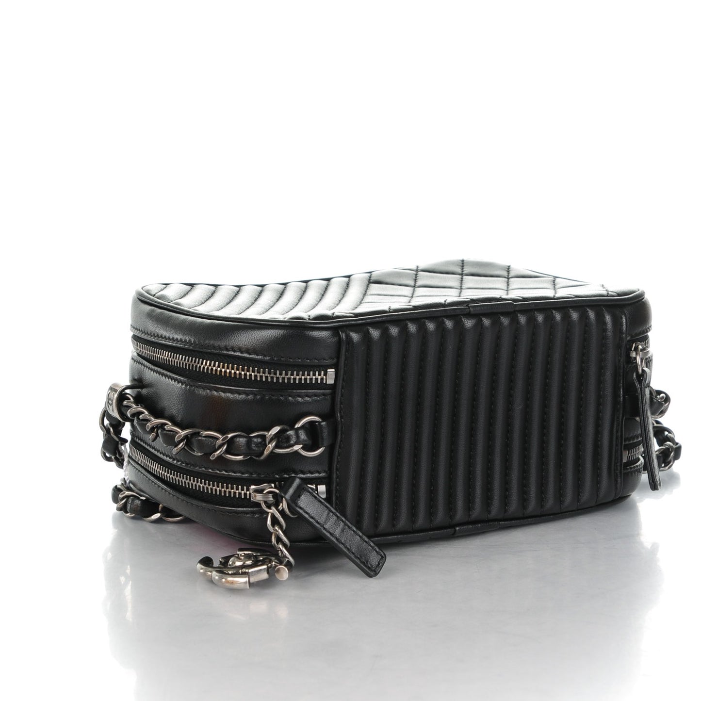 Lambskin Small Coco Boy Camera Case Black