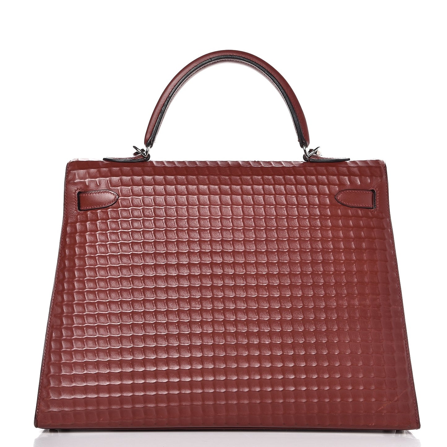 Barenia Sellier Waffle Kelly 35 Rouge H
