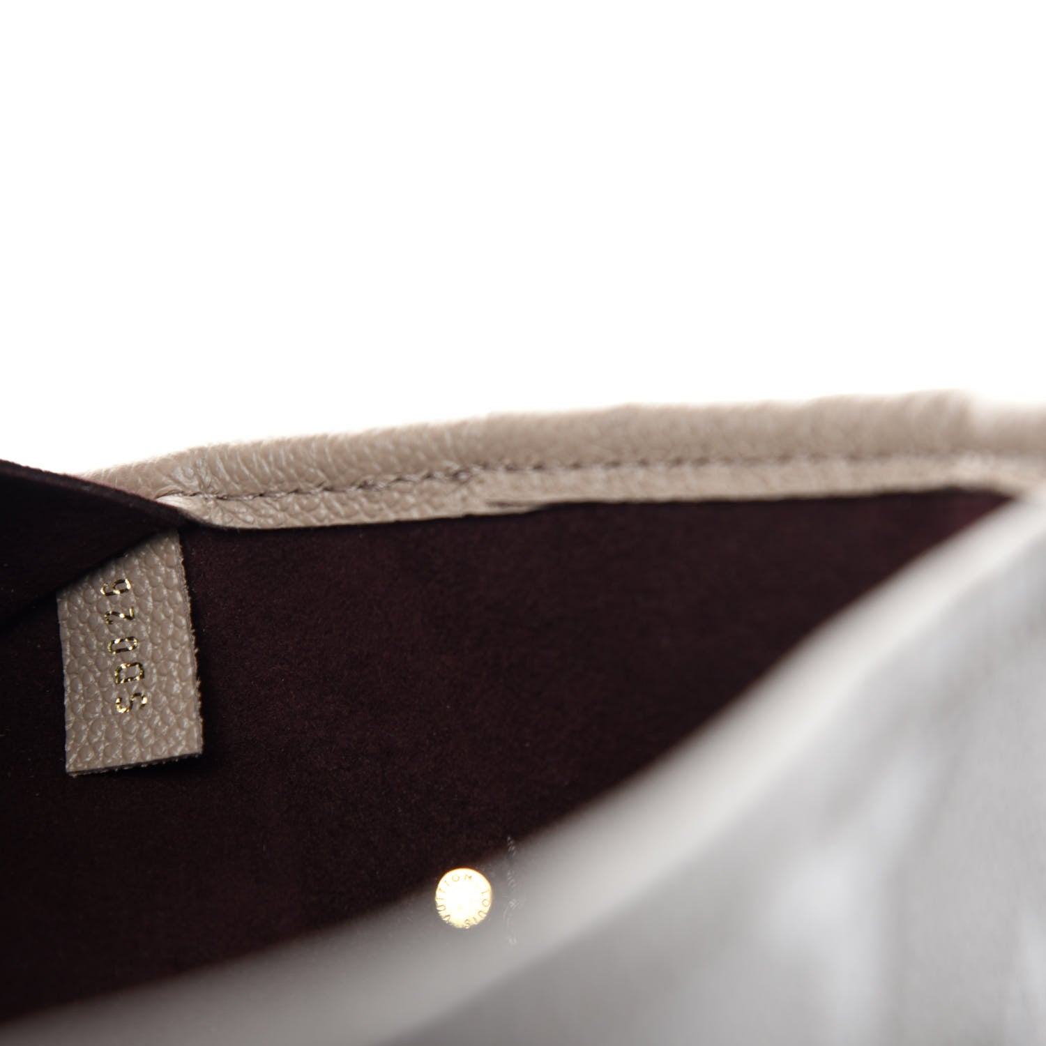 Louis Vuitton Empreinte Monogram Giant Neverfull MM Tourterelle 9 of 10