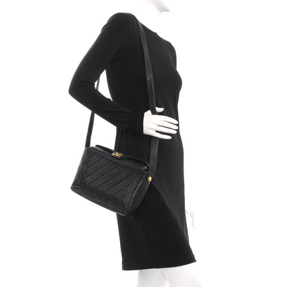 Chanel Lambskin Quilted Shoulder Bag Black 2 of 12