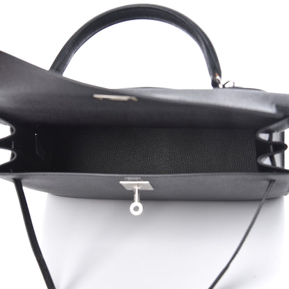 Hermes Epsom Kelly Sellier 32 Black 14 of 41
