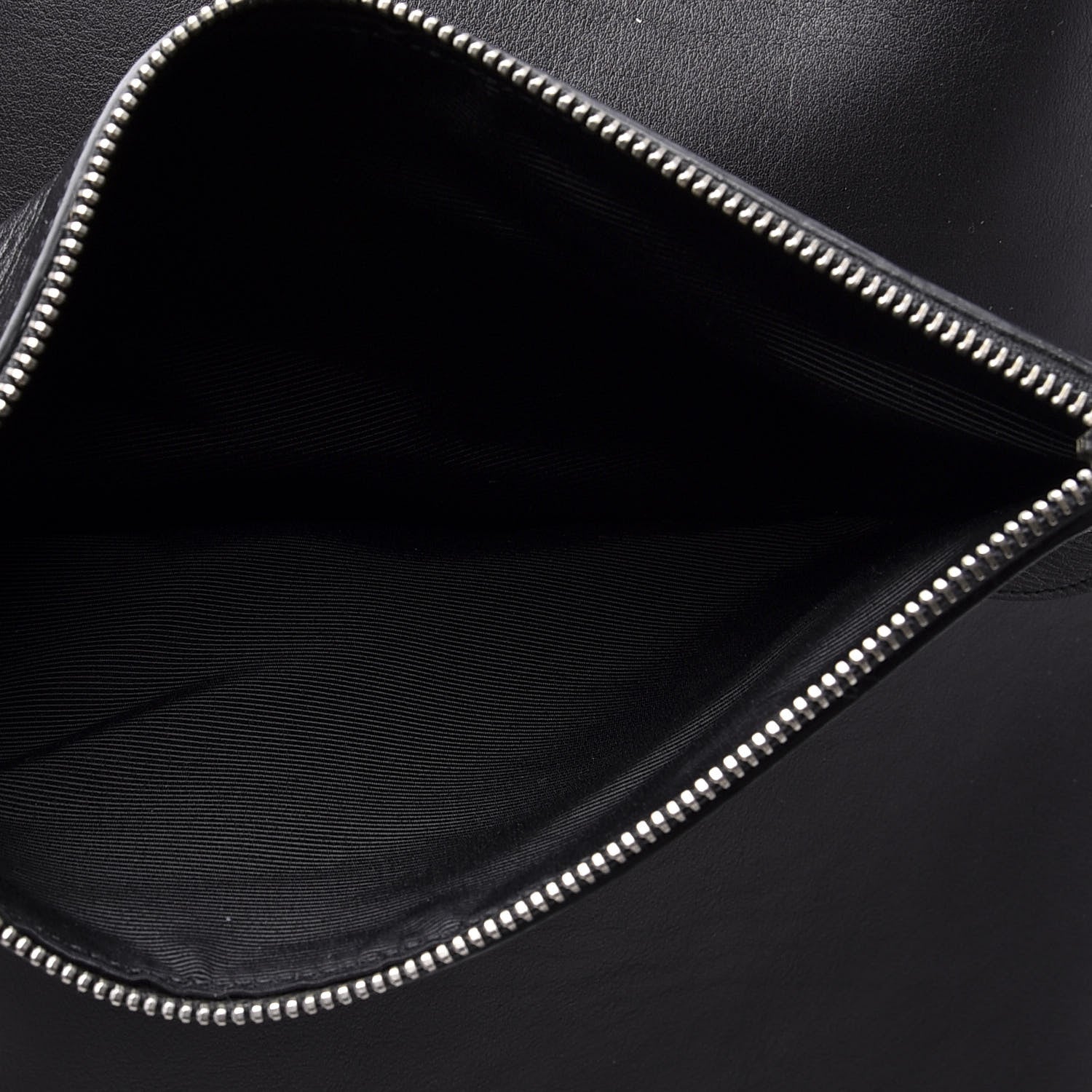 Saint Laurent Calfskin Fringe Bucket Bag Black 10 of 14