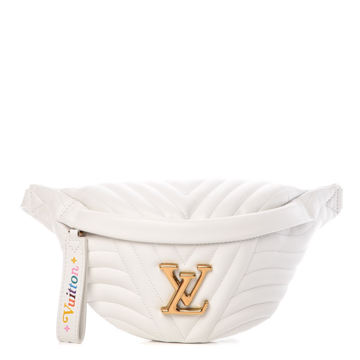 Louis Vuitton Calfskin New Wave Bumbag Snow 1 of 10