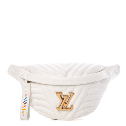 Louis Vuitton Calfskin New Wave Bumbag Snow 1 of 10