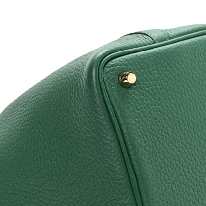 Hermes Taurillon Clemence Swift Eclat Picotin Lock 18 Vert Moyen Vert Peppermint 9 of 13