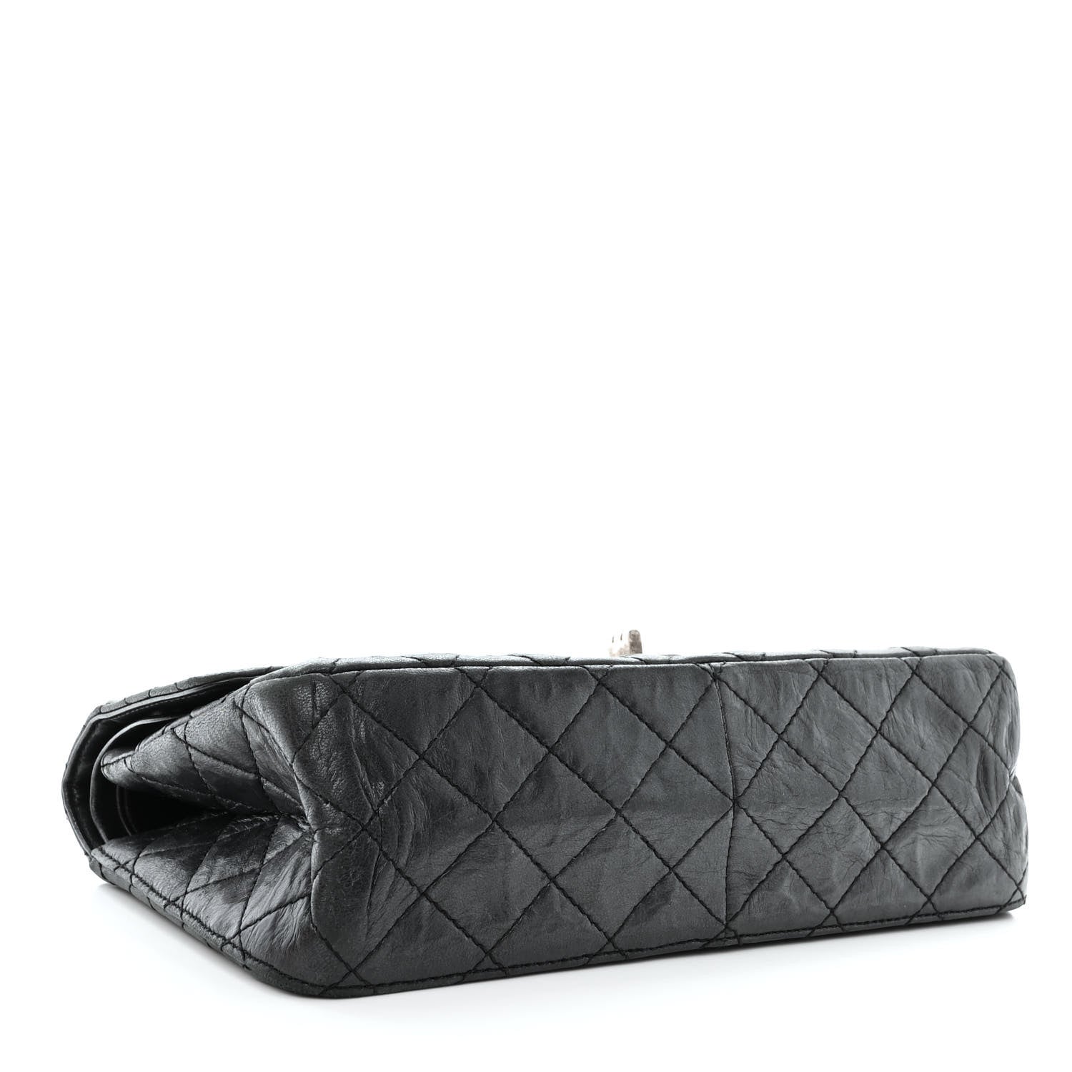 Chanel Aged Calfskin Quilted 2.55 Reissue 226 Flap Black 4 of 13