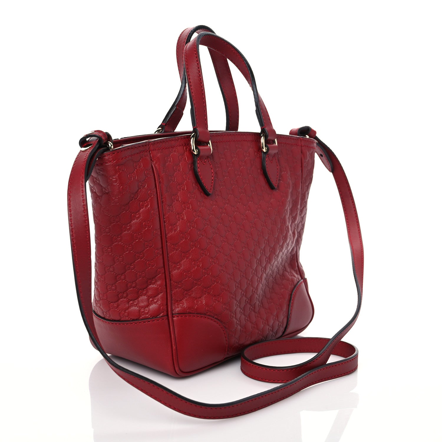 Gucci Microguccissima Small Bree Tote Red 3 of 9