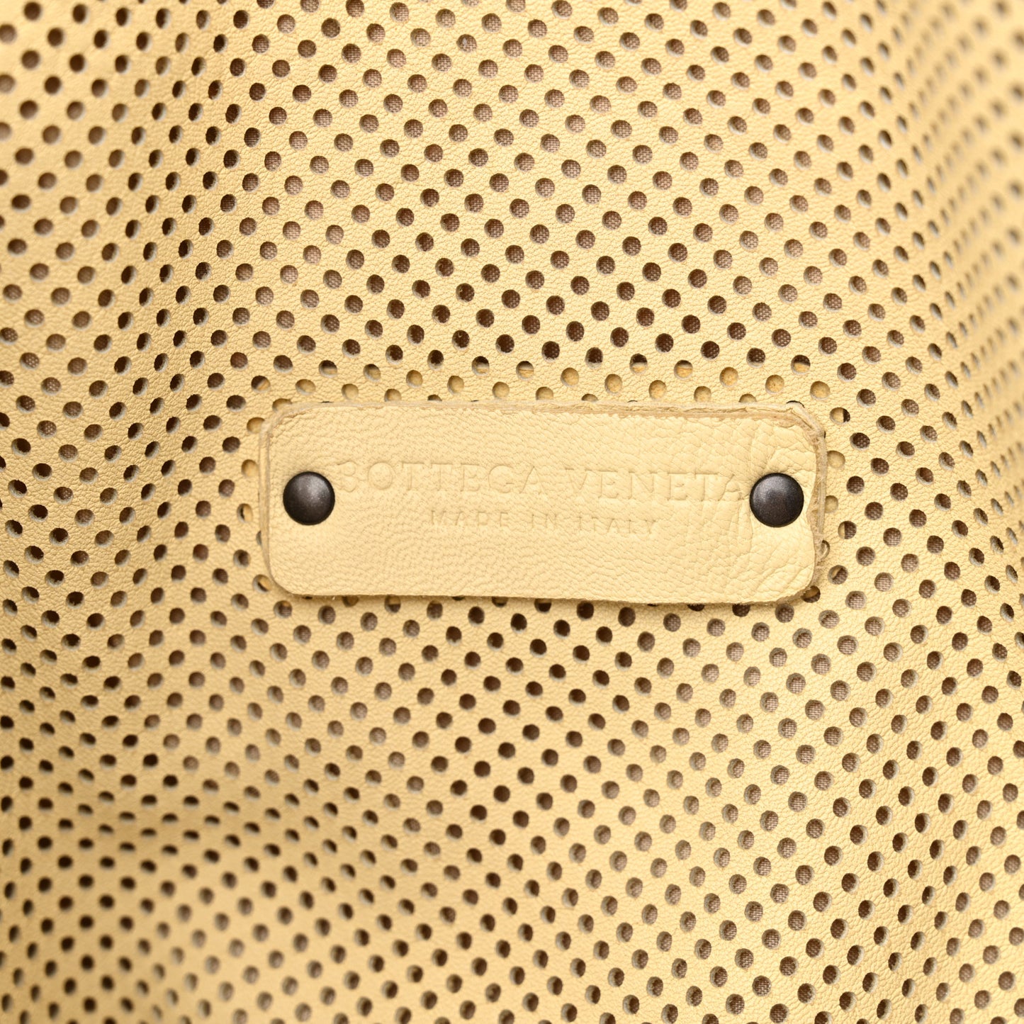 Perforated Intrecciato Tote Taupe