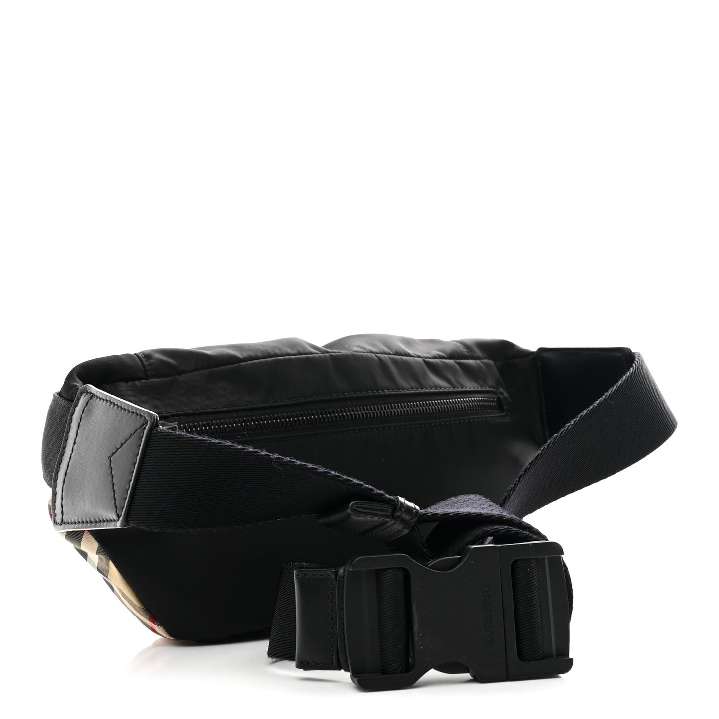 Nylon Vintage Check Sonny Bum Bag Archive Beige Black