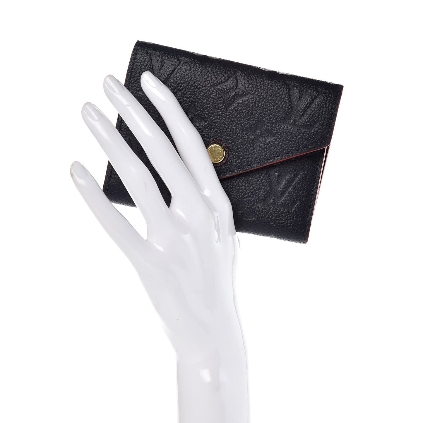 Empreinte Victorine Wallet Marine Rouge