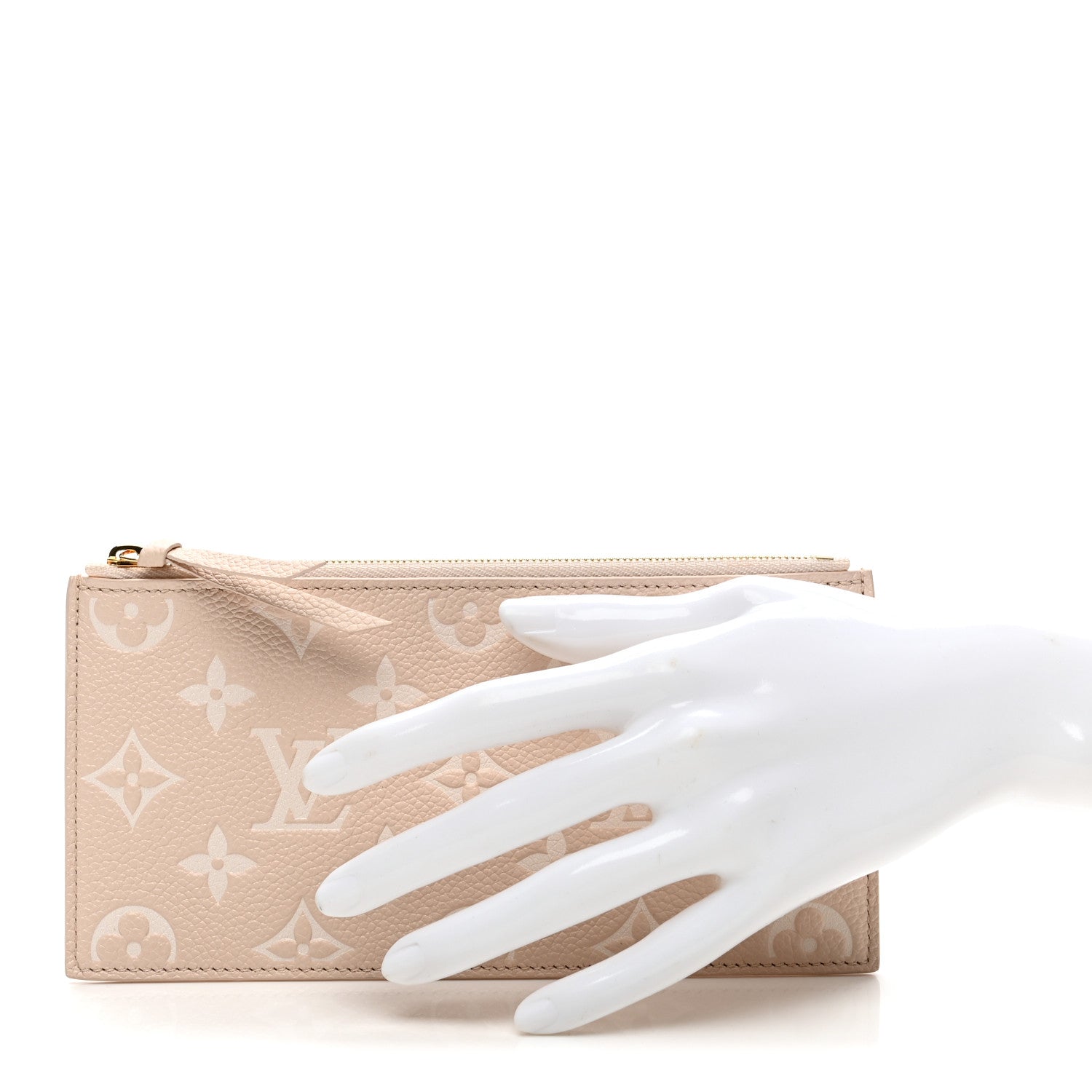 Louis Vuitton Empreinte Spring in the City Felicie Chain Wallet Zippered Insert Beige 2 of 6