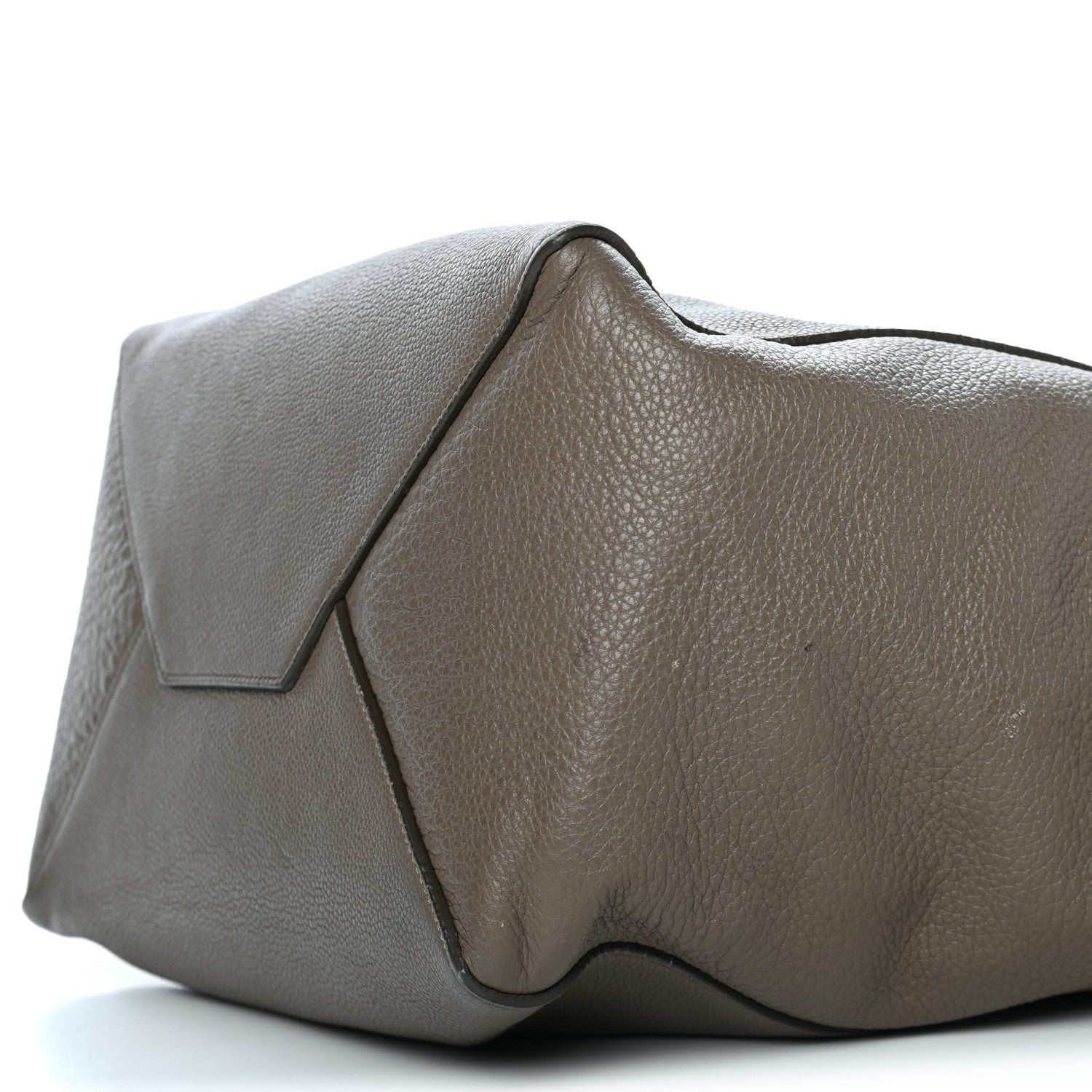 Celine Soft Grained Calfskin Small Belt Cabas Phantom Taupe 6 of 11