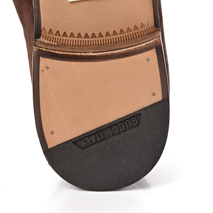 Gucci Suede Mens 1953 Horsebit Loafers 8.5 Brown 11 of 12