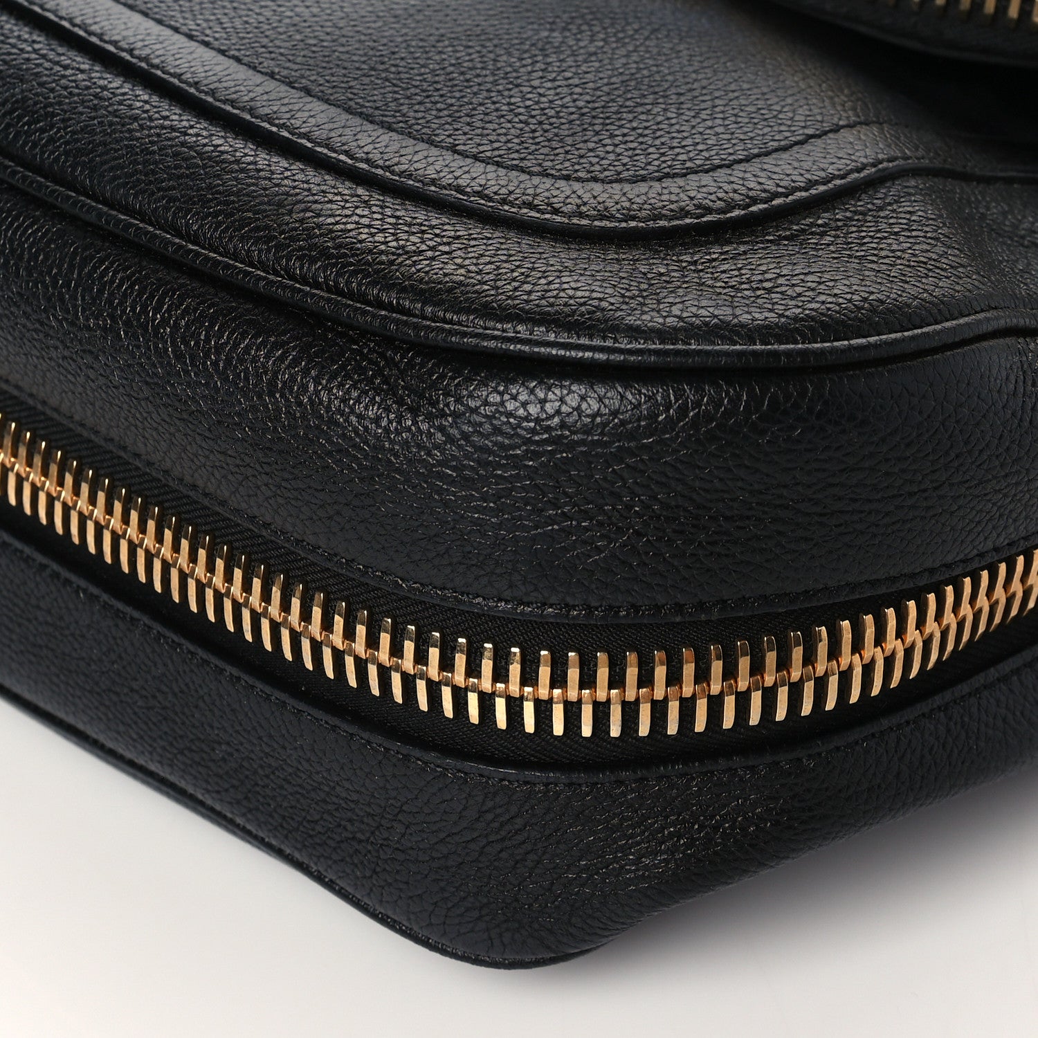 Tom Ford Grained Calfskin Large Jennifer Crossbody Bag Black 10 of 10