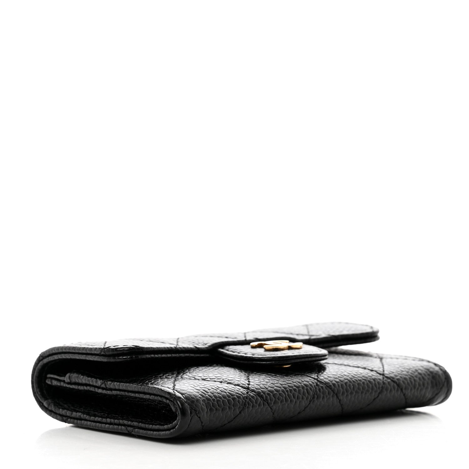Chanel Caviar Quilted Flap Card Holder Black 4 of 8